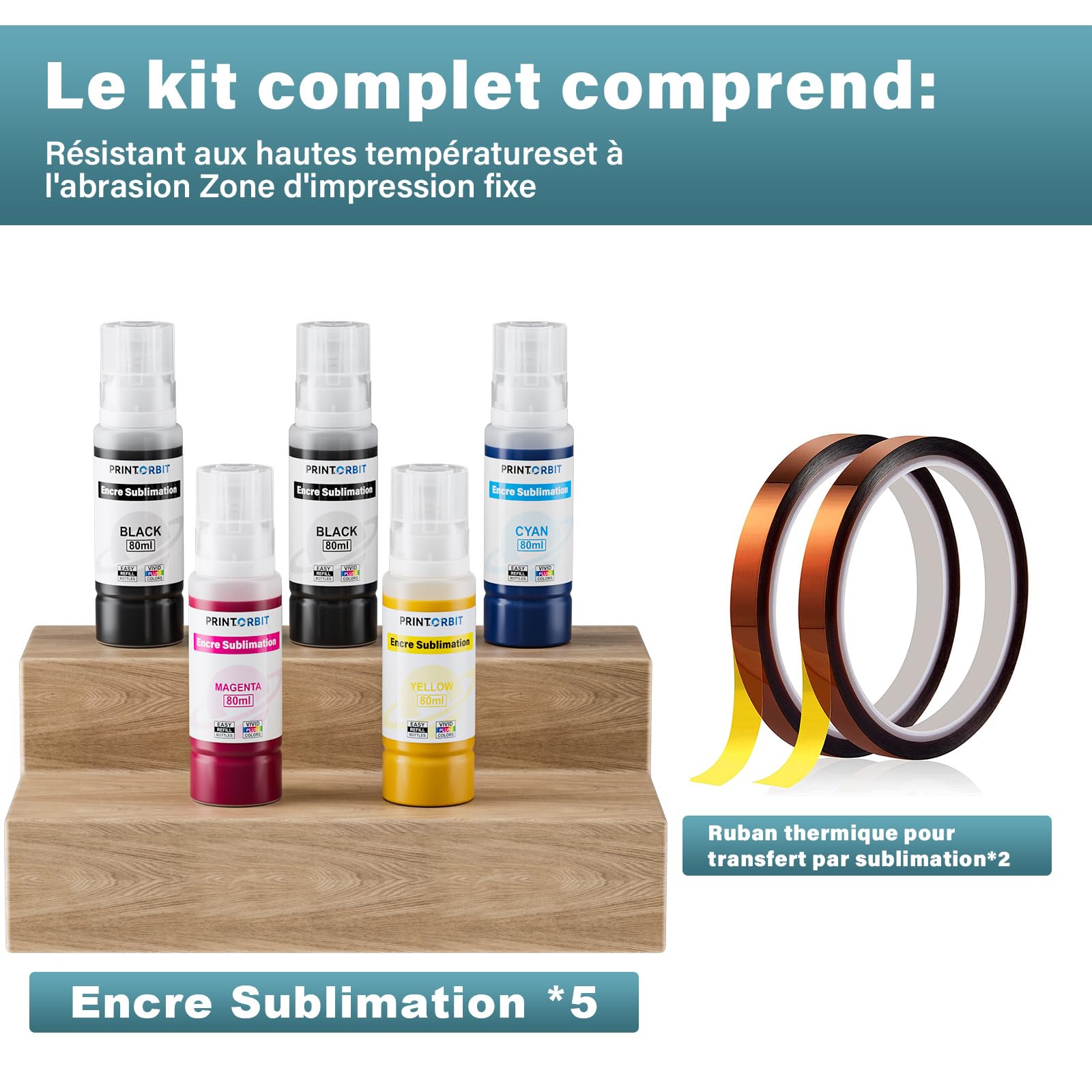 Encre Sublimation Compatible pour Epson ET-1810 ET-2861 ET-2810 ET-2856 ET-2865 ET-2870 ET-2860 ET-2861 ET-2862 ET-2864 ET-2871 F100,Encre De Sublimation pour Eco Tank ET-2815