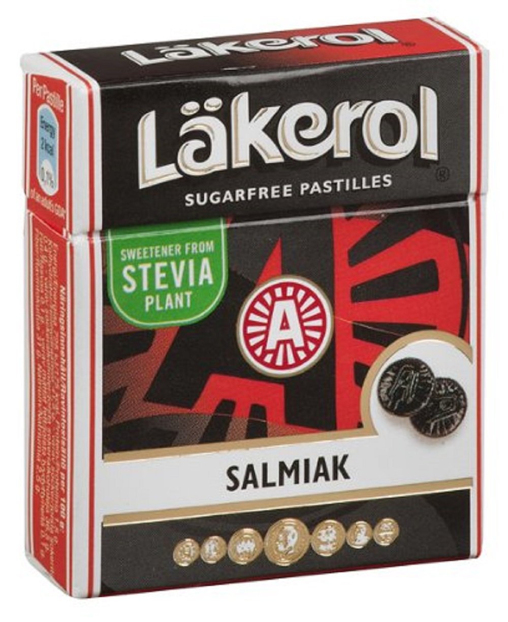 Läkerol Licorice Sugar Free Pastilles (4 Pack/Boxes