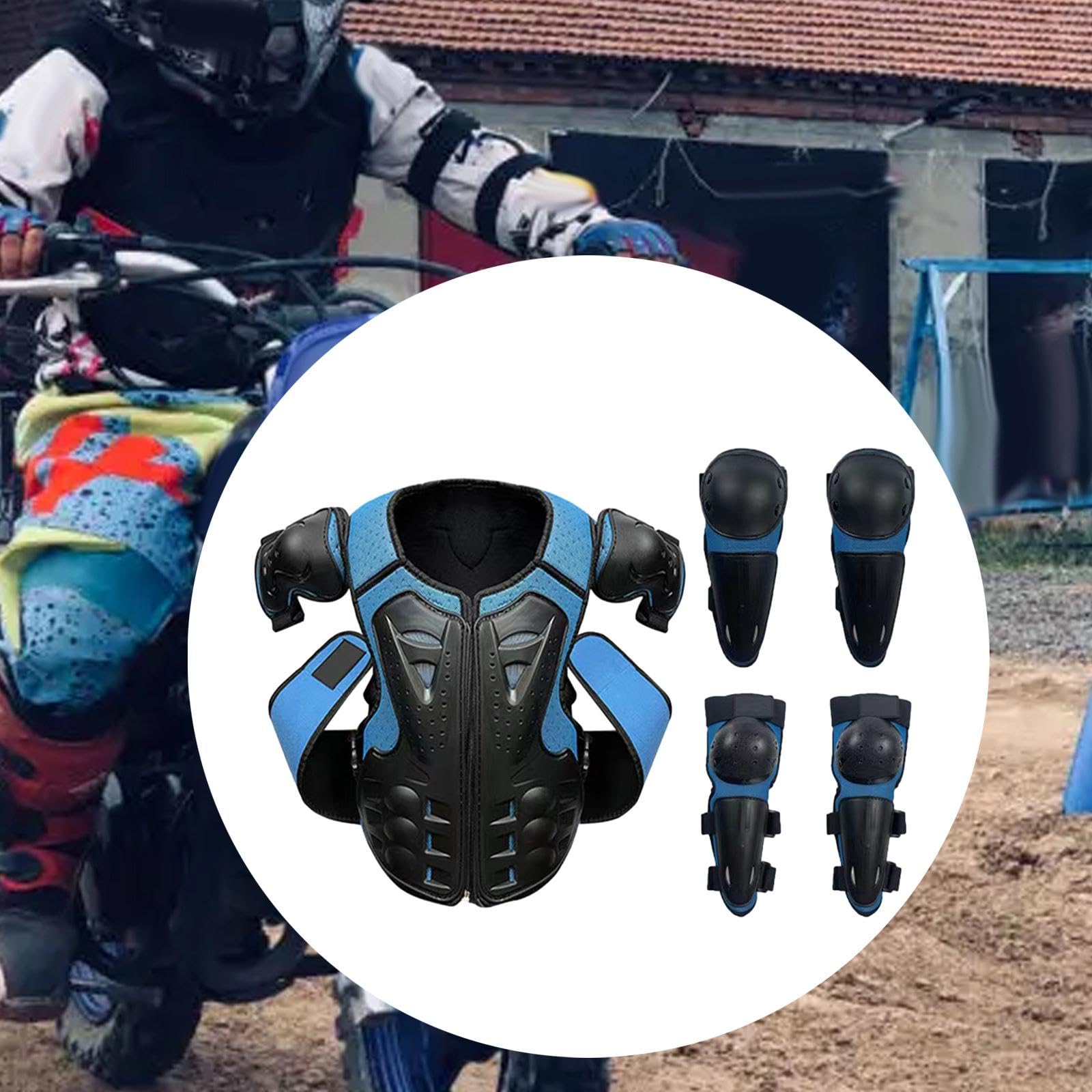Attrezzatura per Moto da Cross per Bambini, Attrezzatura da Motocross, Protezione per Il Torace, Attrezzatura Protettiva per Moto, per Bambini Piccoli