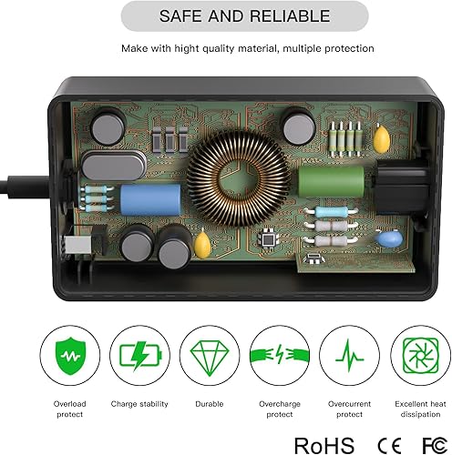 Miniatura 3 de Surface Book Surface Pro Cargador 65 W 15 V 4 A Fuente de adaptador de corriente CA para Microsoft Surface Book 2 Surface Pro 3456 Surface Go