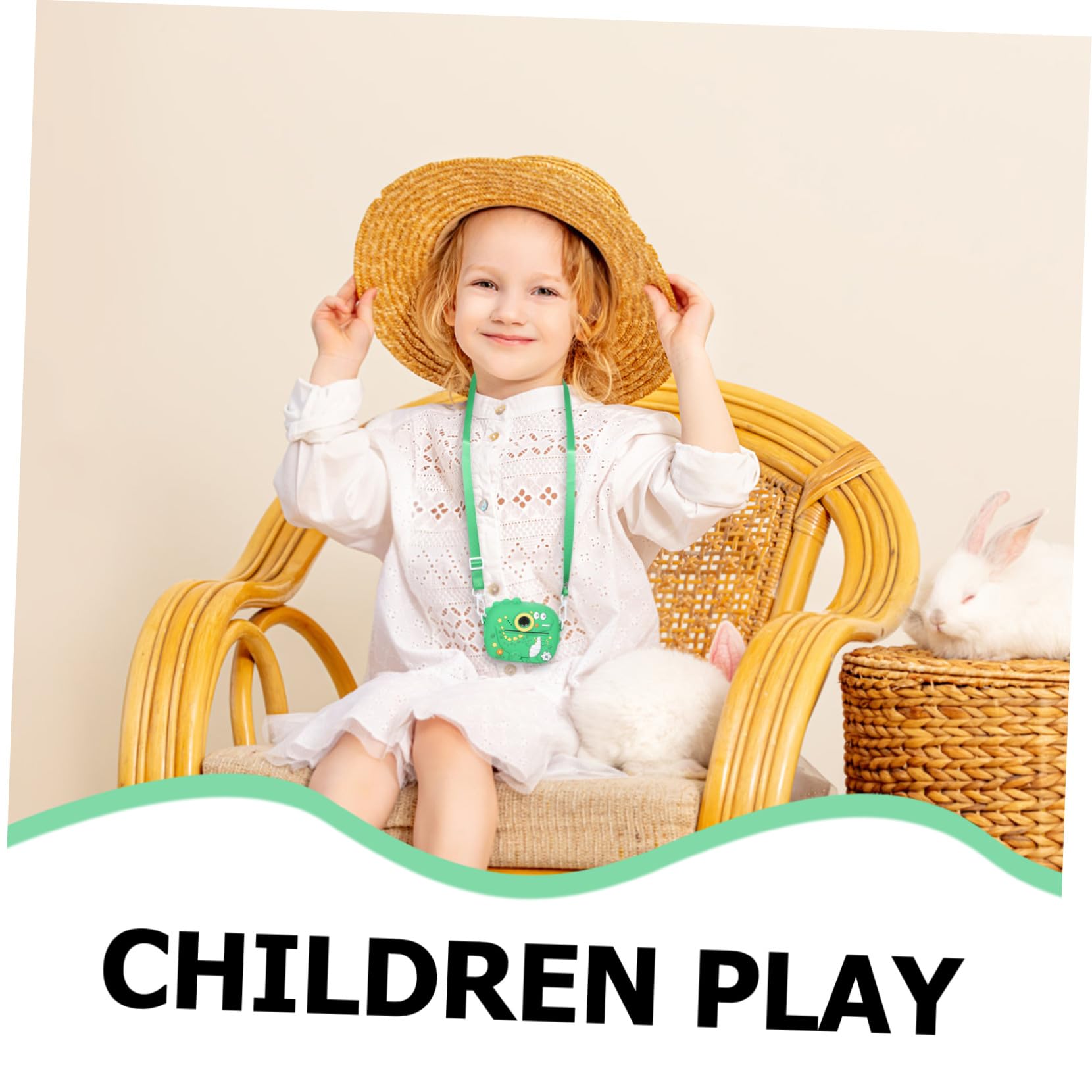 Cámara Digital para Niños Verde con Doble Lente y Vídeo HD