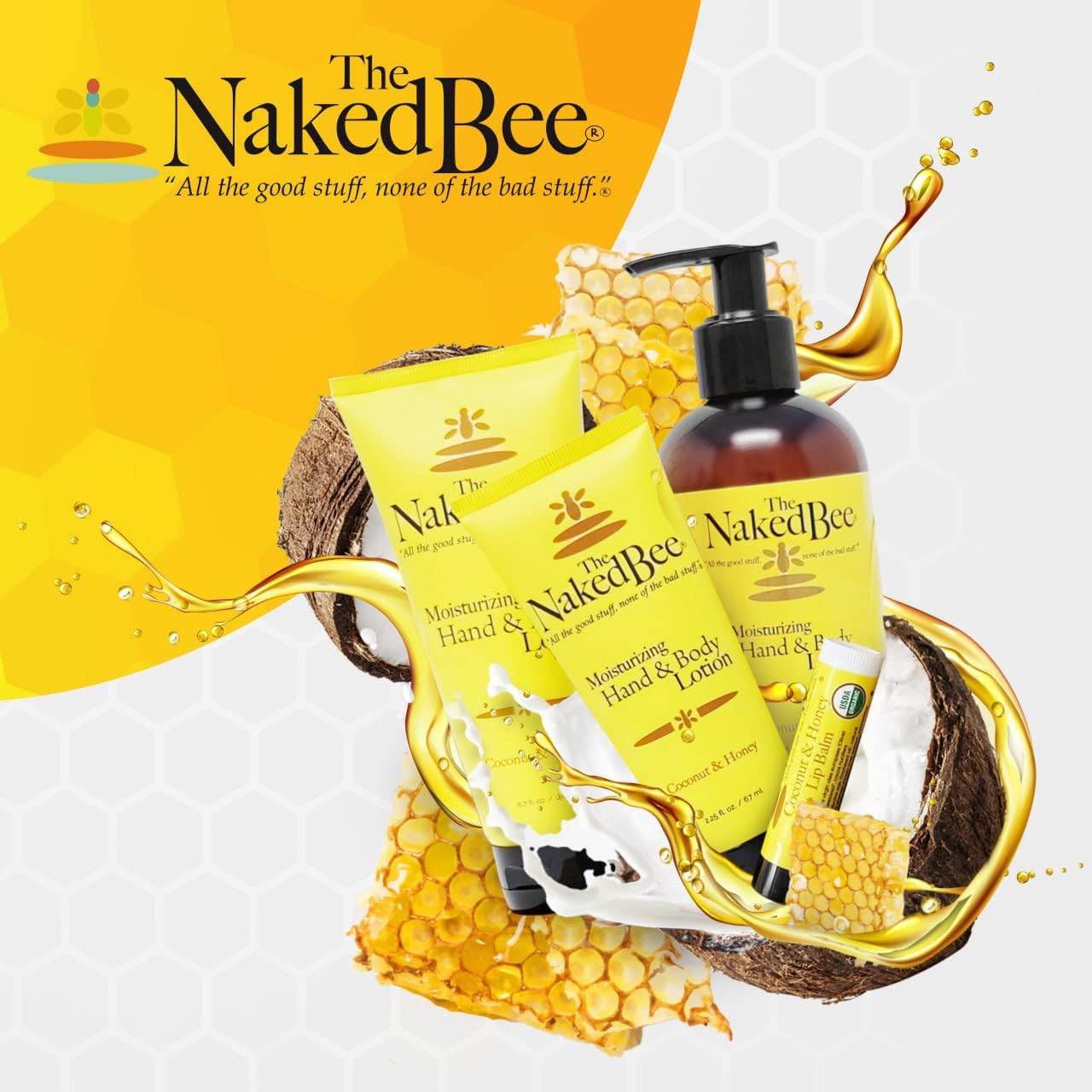 The Naked Bee Nourishing Body Lotion for All Skin Types (8 fl oz) Moisture Replenishing Lotion for Dry Skin with Vanilla Rose & Honey image 4
