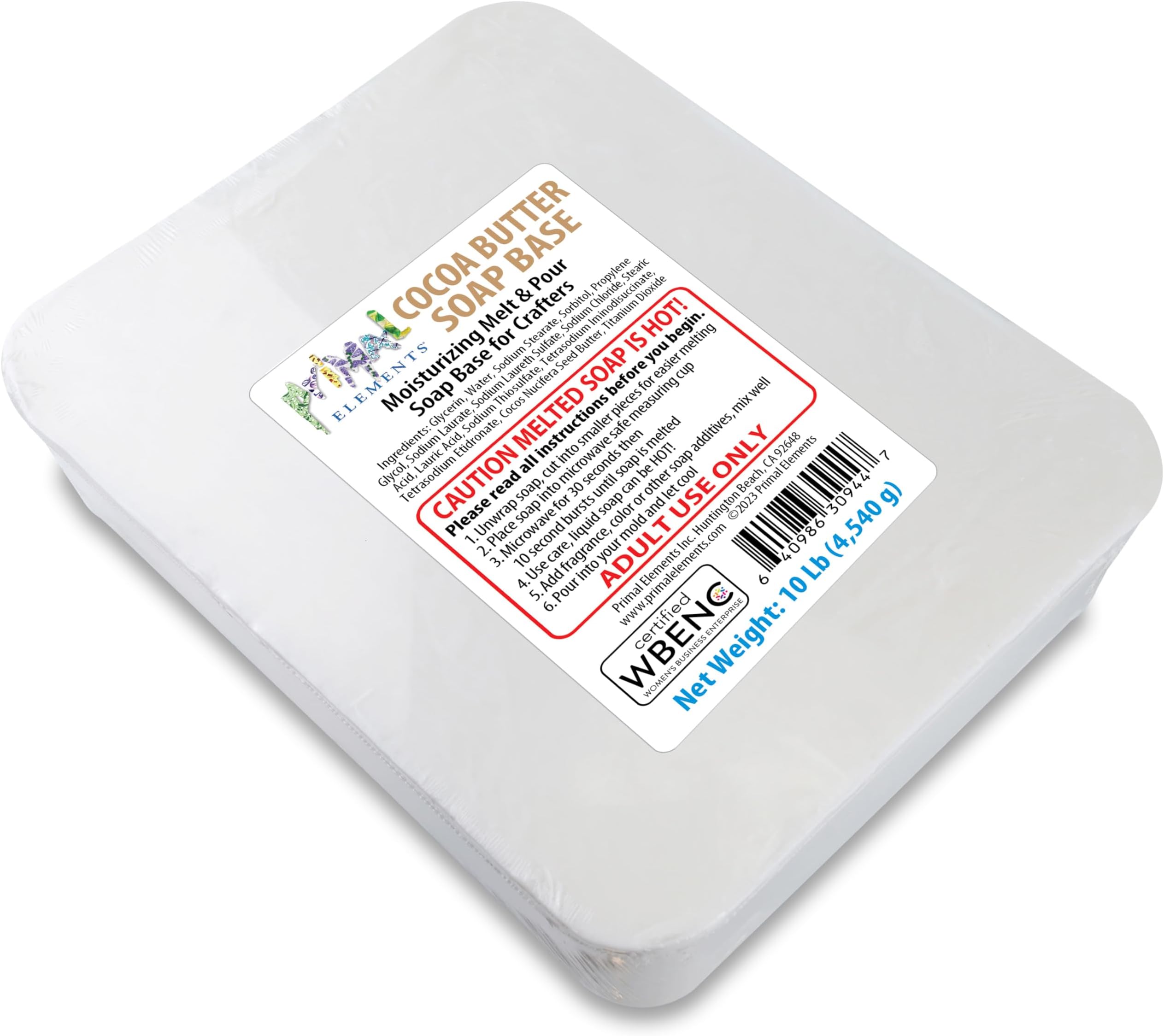 Soap Expressions Melt & Pour Hemp Oil Glycerin Soap Base