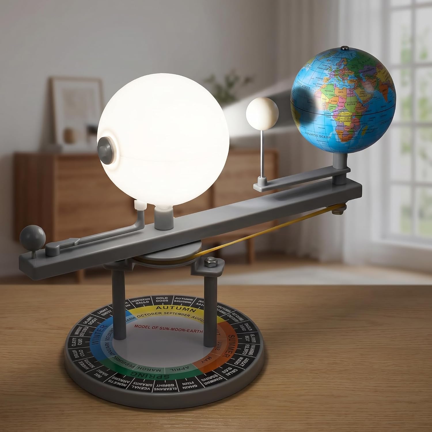 Alipis Sun Earth Moon Orbital Model Educational Astronomy Teaching Aid Solar System Model for School Home Science