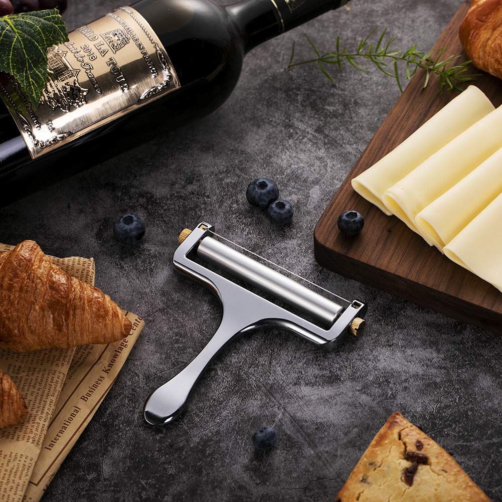Cheese Slicer Kit Adjustable Wire Cheese Slicer - Stainless Steel ...