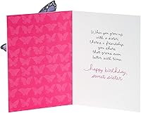 Vista 2 de Hallmark Signature Birthday Card for Sister (Butterflies)
