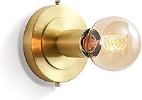 Vista 7 de BRIGHTTIA Luna Duo - Aplique de pared de 2 luces, accesorio moderno de mediados de siglo para pared y techo, lámpara Edison minimalista para pasillo