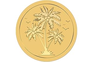 CRASPIRE Coconut Palm Tree and Seagulls Stickers