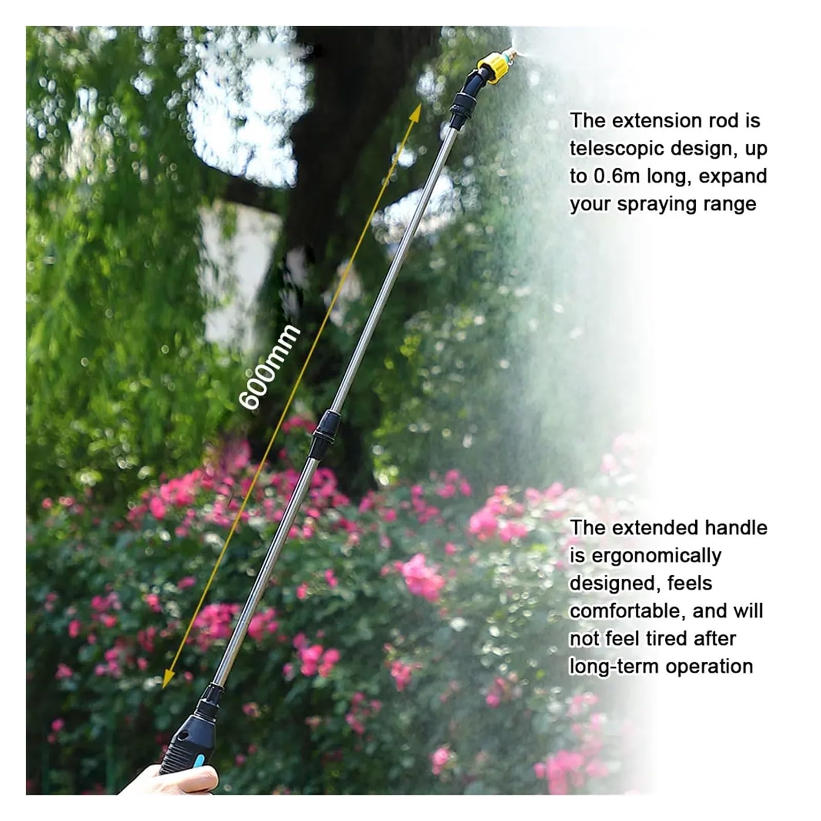 Spruzzatore elettrico, Atomizzazione automatica del giardino o spruzzatore elettrico, 5L USB ricaricabile a pianta Annaffiatoio a bottiglia Irrigazione(1)