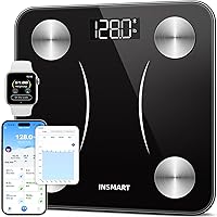Vista 10 de INSMART - Báscula inteligente para peso corporal, báscula digital de baño con IMC, masa muscular, báscula de grasa corporal Bluetooth, analizador