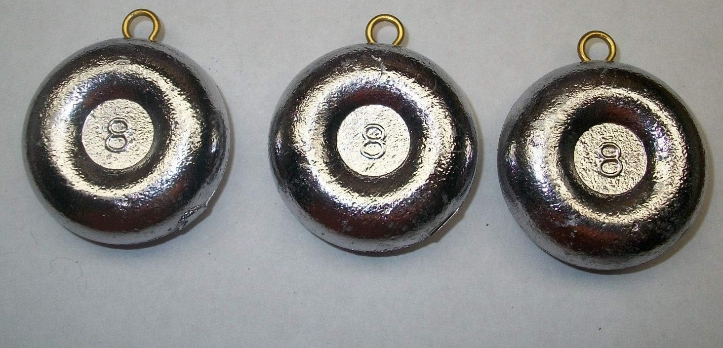 8 Oz River Coin Sinkers/Decoy Weight Quantity of 6