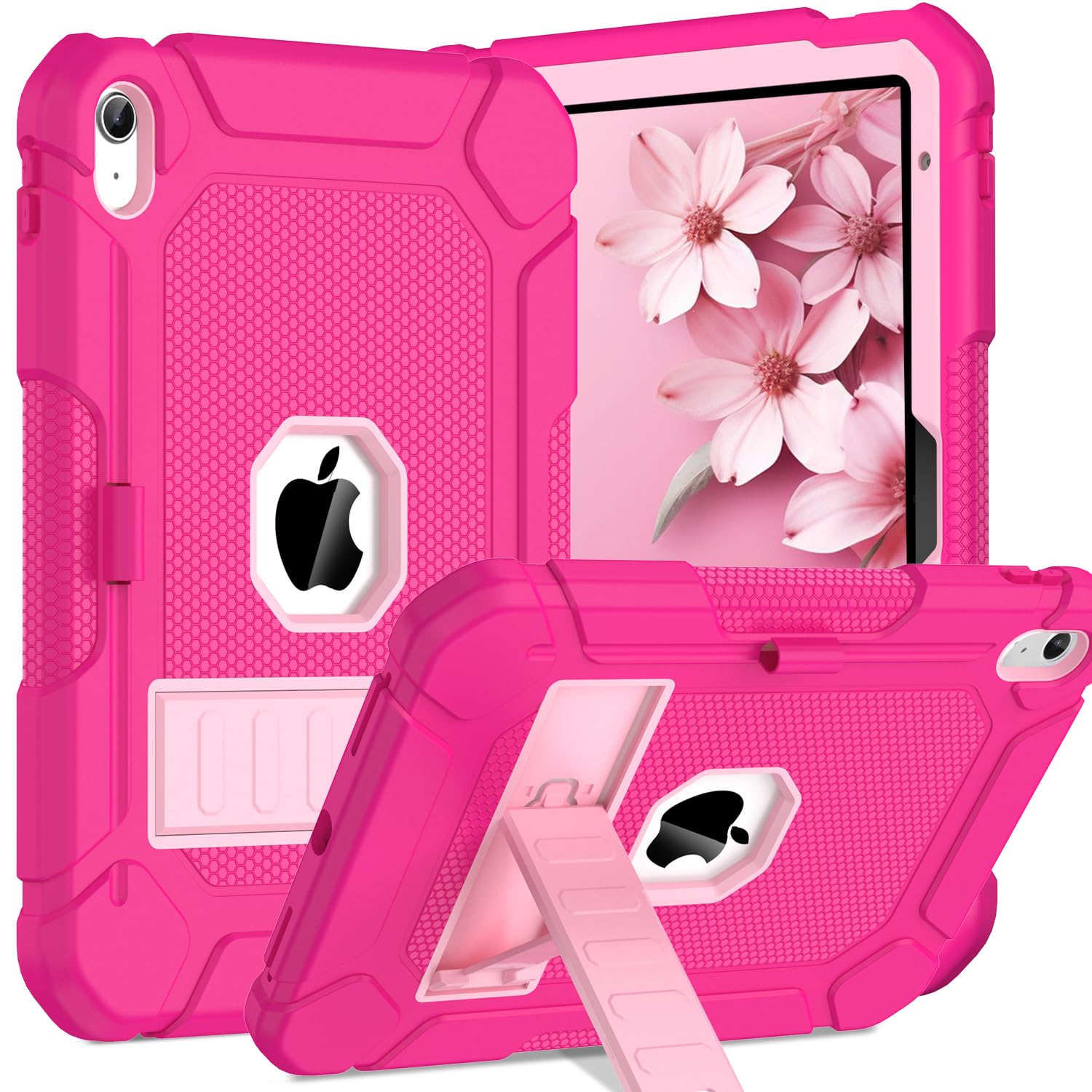 BMOUO Case for iPad (A16) 11th Generation 11 Inch 2025/iPad 10th Generation 10.9" 2022 - with Kickstand & Pencil Holder, Heavy Duty Shockproof