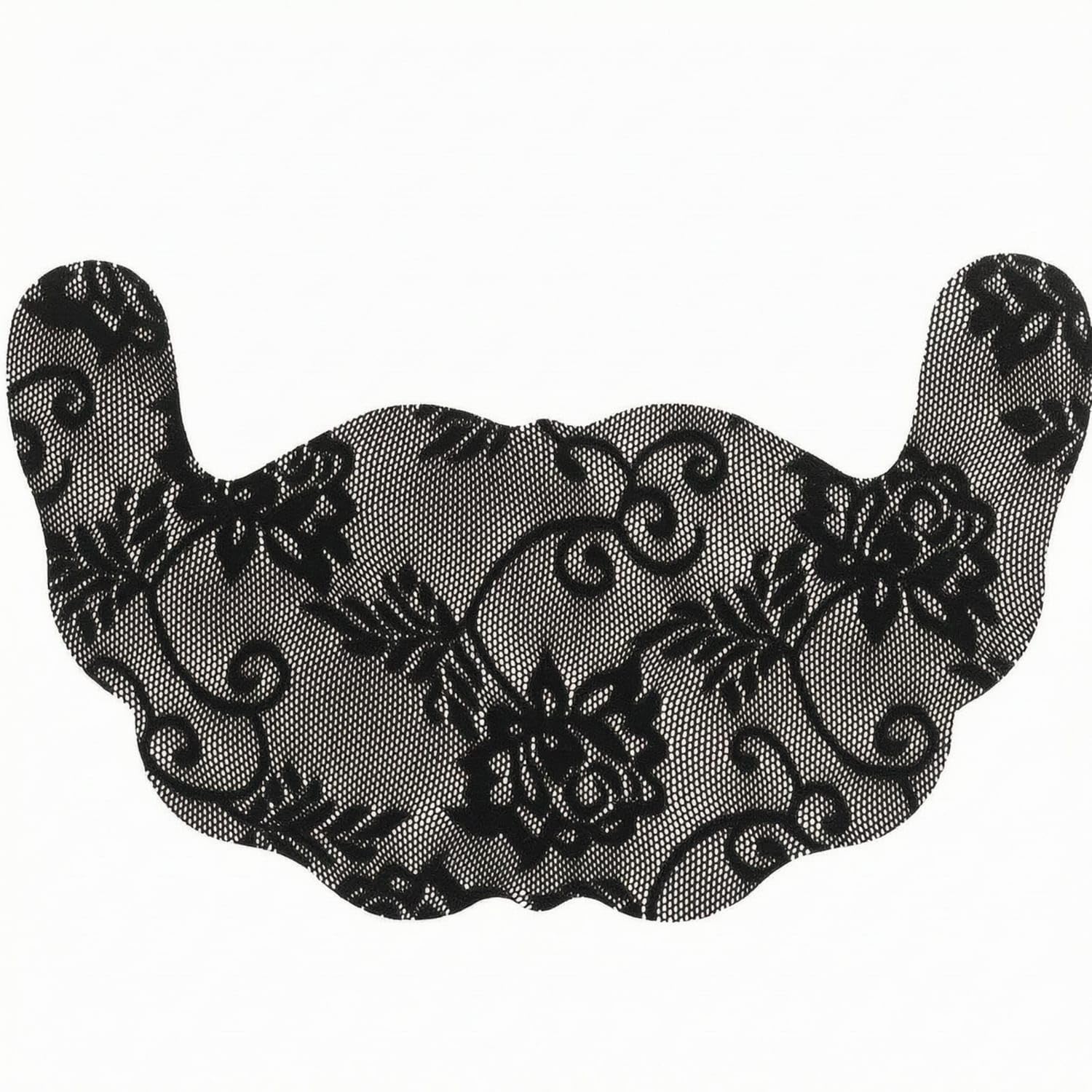 ecomistiq ECOMISTIQ®Scalloped Edges Lace Cover U-Shaped Adhesive Cover Thin Breast Pastie Lightweight for Special-Occasion Wear, Black, D|Clothing Shoes & Accessories|Womens Clothing-picture-37