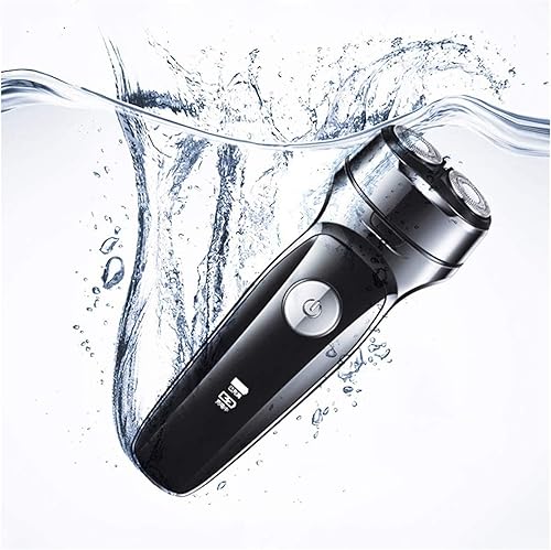 Miniatura 6 de HHWKSJ Maquinilla de afeitar eléctrica para hombres  Afeitadora rotativa recargable para hombre en húmedo y seco con recortador de barba emergente,