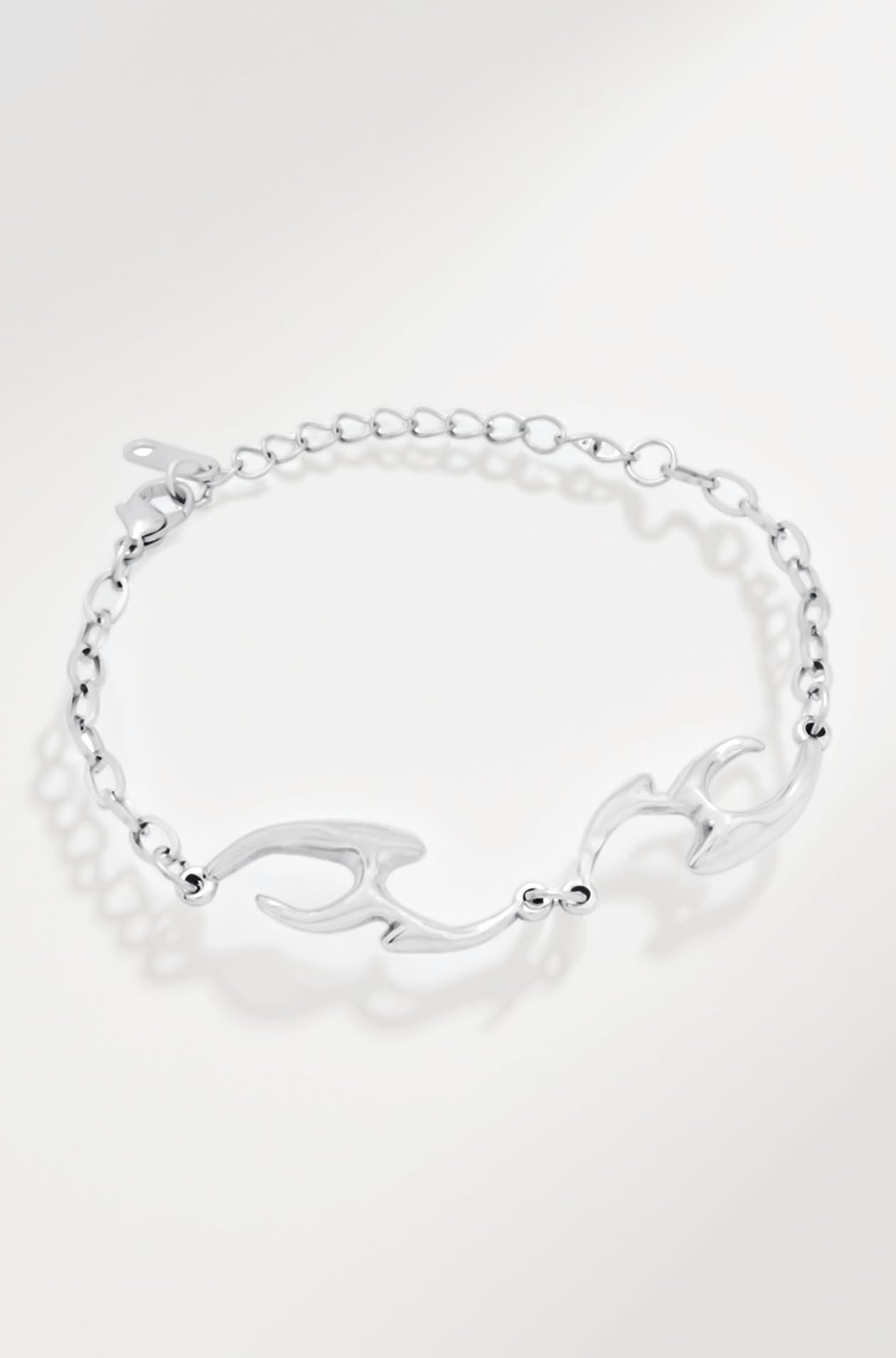 Bracelets for Men and Boys Fashion Bracelet for Men |Silver Toned Durable Stainless Steel Chain Bracelet for Men | Birthday Gift for Men and Boys Anniversary Gift for Husband