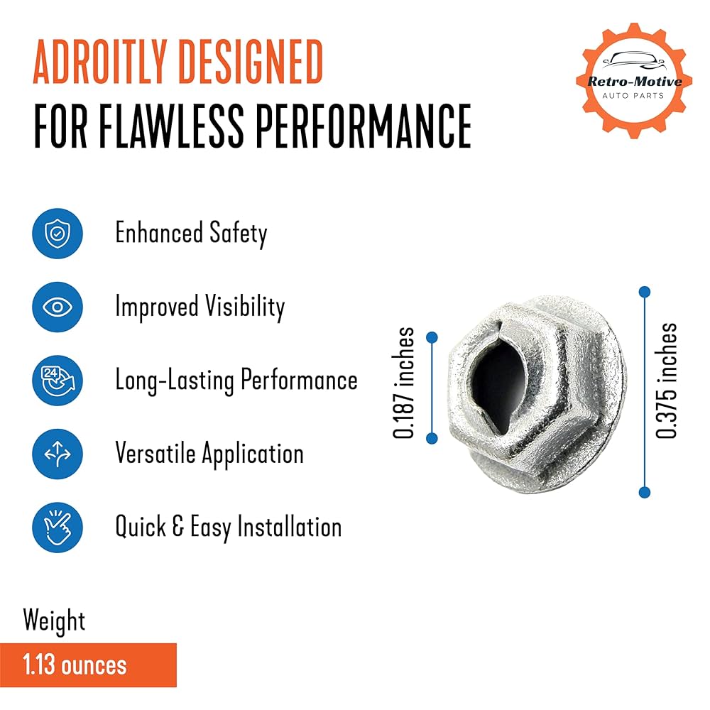 Amazon.co.jp: Retro-Motive エンブレム & トリム PALナット
