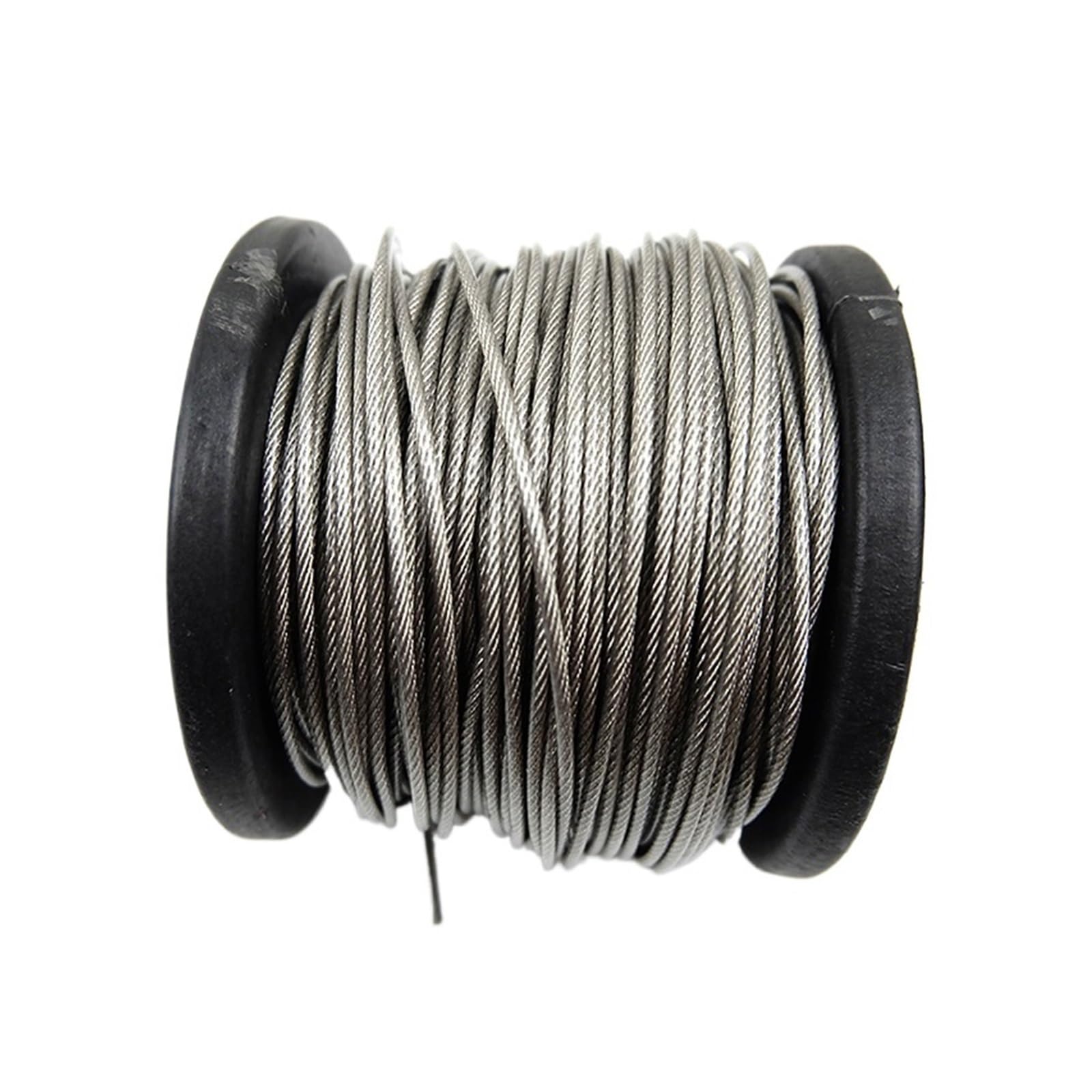 Câble de sécurité en acier inoxydable tressé à double boucle - Câble de