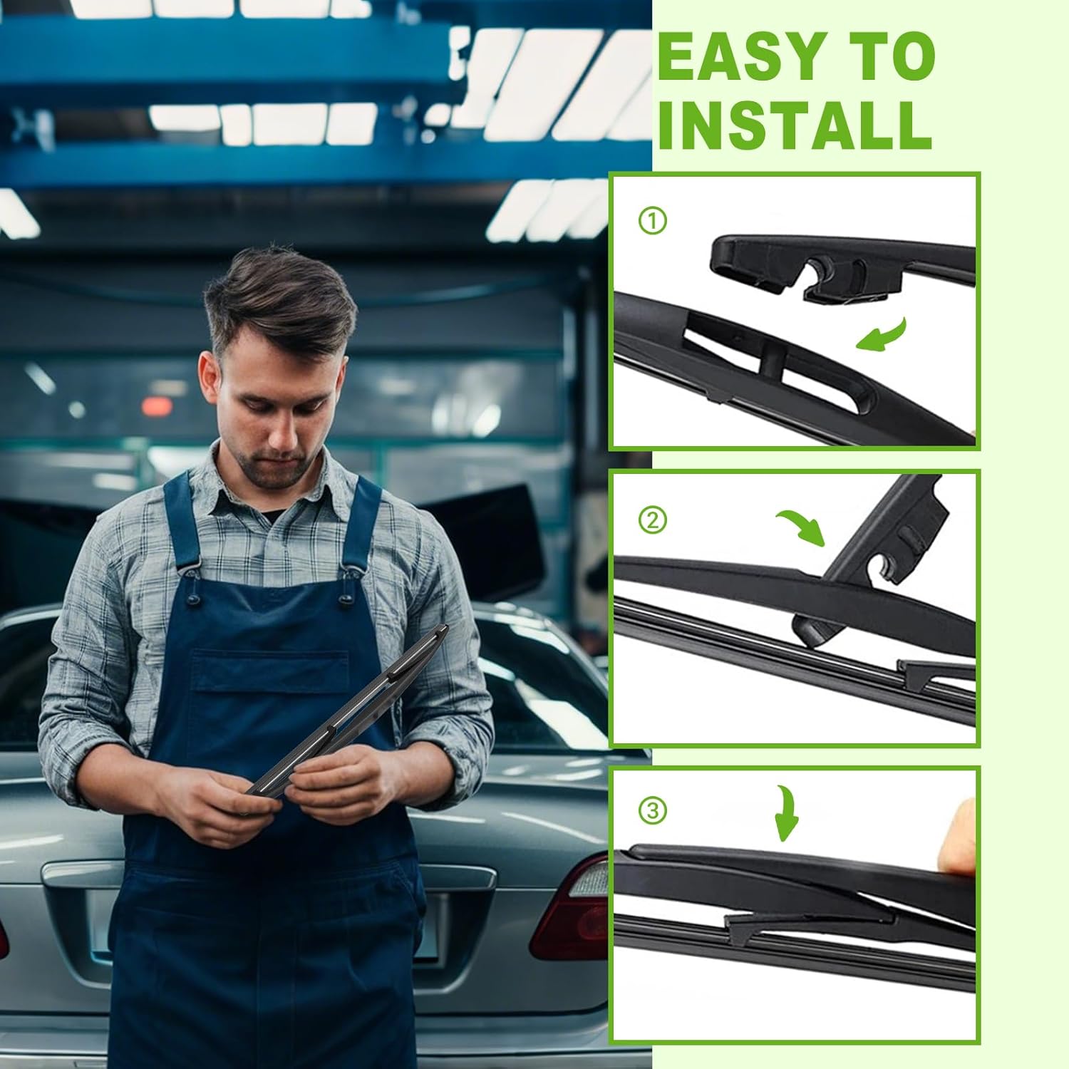 PARRATI® Windshield Wiper Blades 26"+17"+12" - Replacement for 2017-2022 Honda CR-V, Quiet Durable All-Season Streak-Free Wiping, Easy 5-Min Install - Reliable for Family Car Owners & Commuters