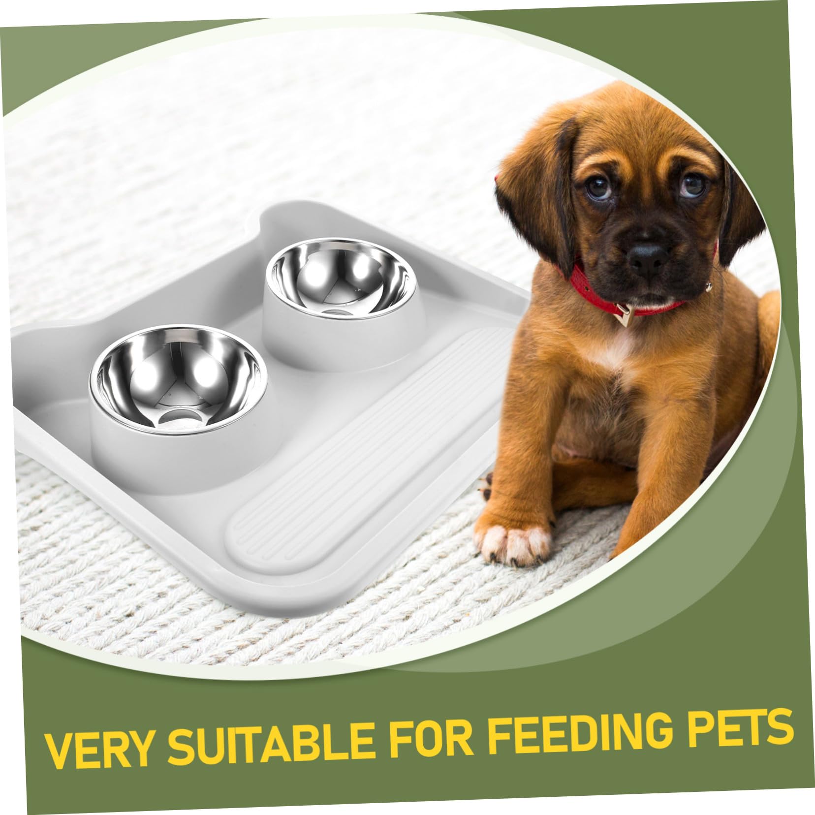 TOYANDONA Ciotola Per Cani in Ciotola Antiscivolo Per Animali Domestici Robusta Contenitore Per Cibo Per Animali Domestici