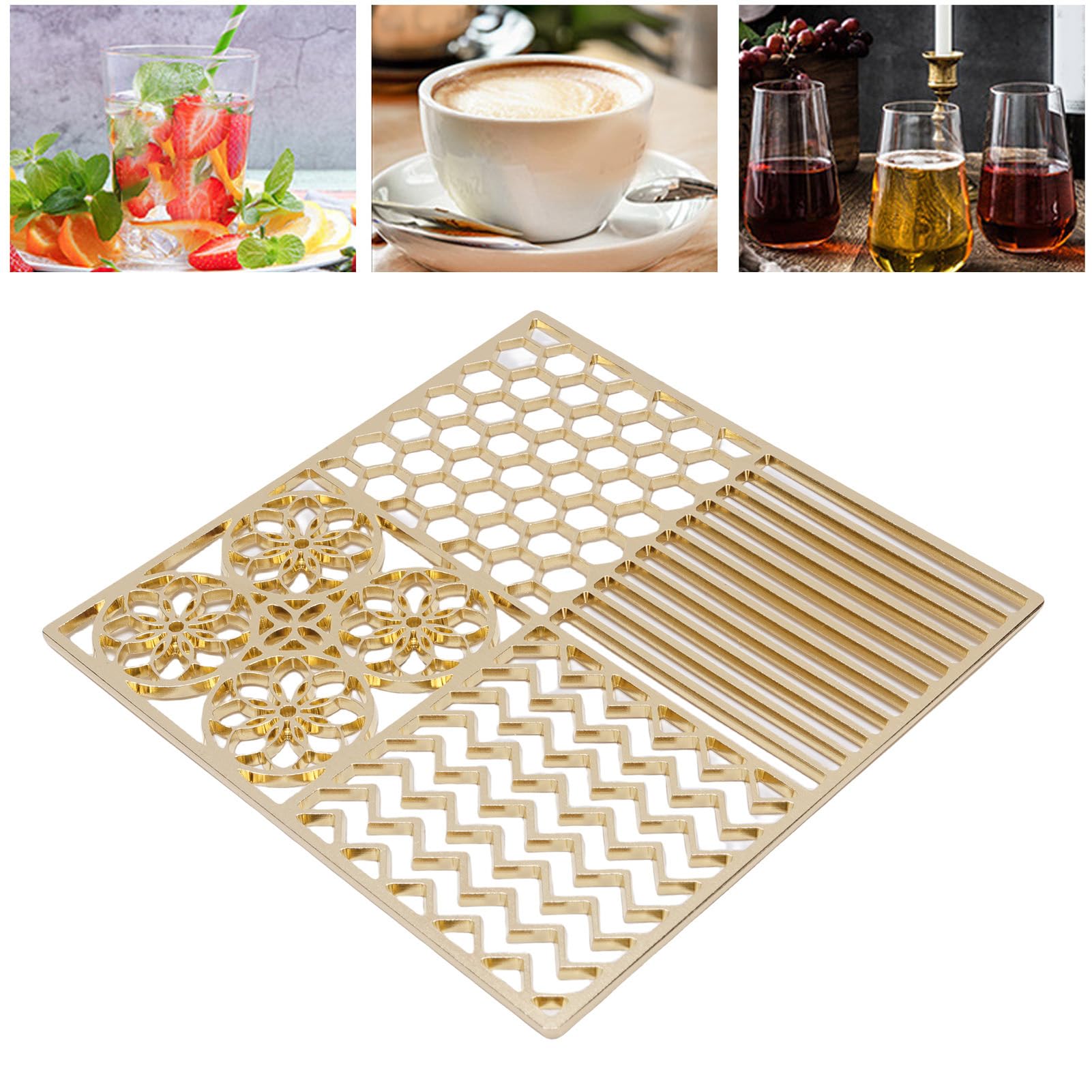 Máquina para Hacer Cubitos de Hielo Transparente con Diseño Elegante para Cócteles Modernos y Entusiastas del Whisky en Cobre 11x11cm (D)