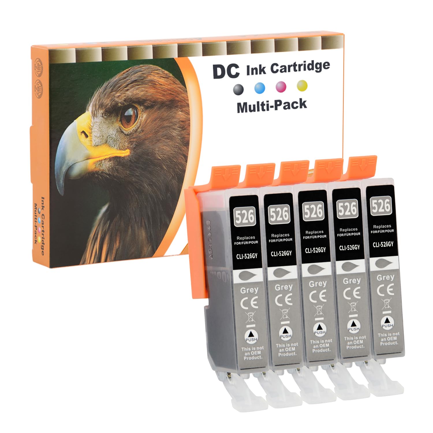 D&C 12x Cartuchos de Tinta compatibles para Canon PGI-525 CLI-526 para Canon Pixma MG5250 MG5300 MG5340 MG5350 MG6100 MG6150 MG6200 MG6250 MG8150 MG8250 MX710 MX715 MX880 MX885 MX895 iP4800 IP4840 — view 13