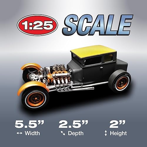 Vista 60 de AMT Round 2 1967 Ford Mustang GT Fastback Kit de modelos a escala 1:25, cromo (AMT1241)