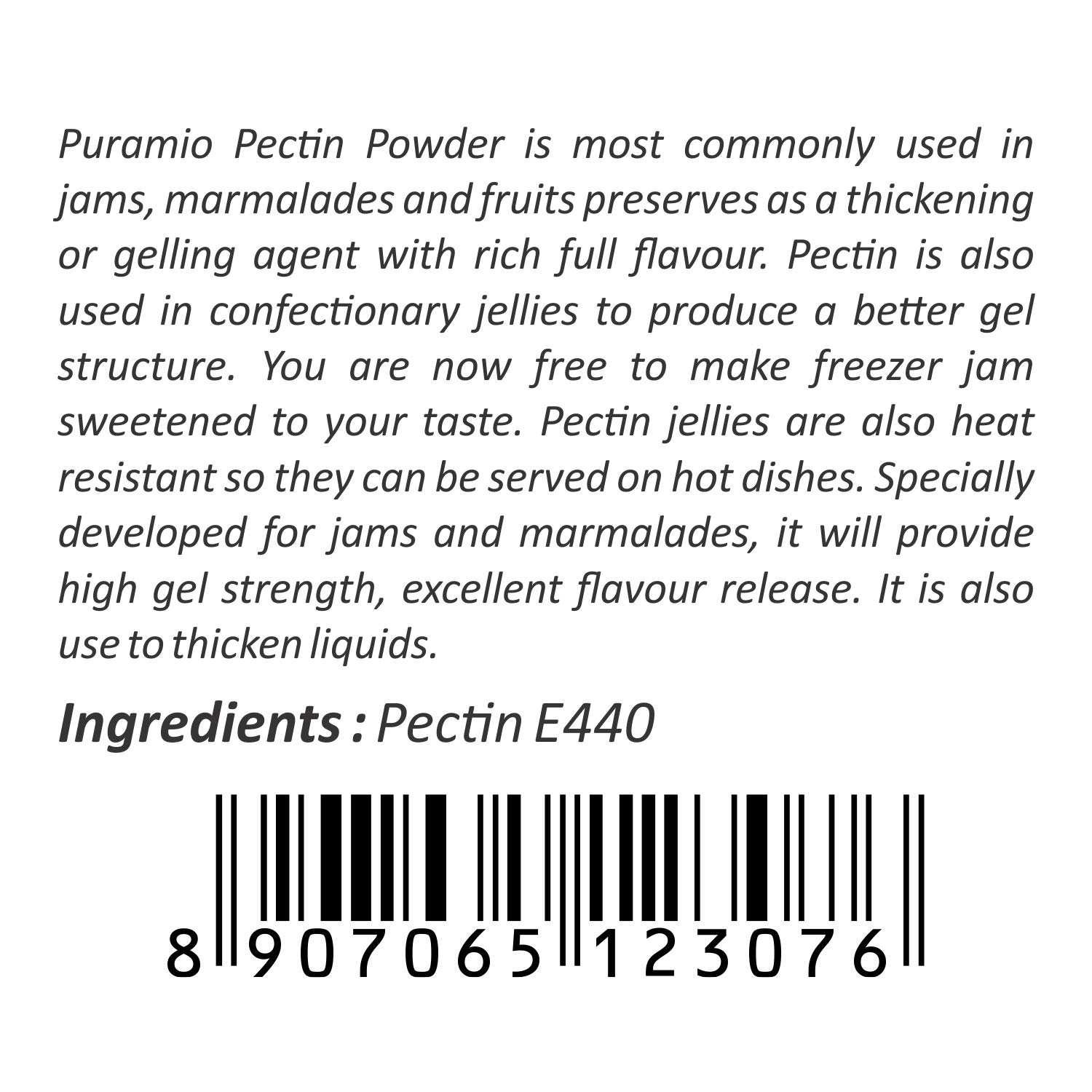 Puramio Pectin Powder, (200 g) - Image 5 thumbnail