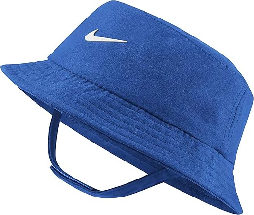 Nike Dry Infant/Toddler Girls' Bucket Hat (Game Royal (7A2682-U89) / White, 12-24 Months)
