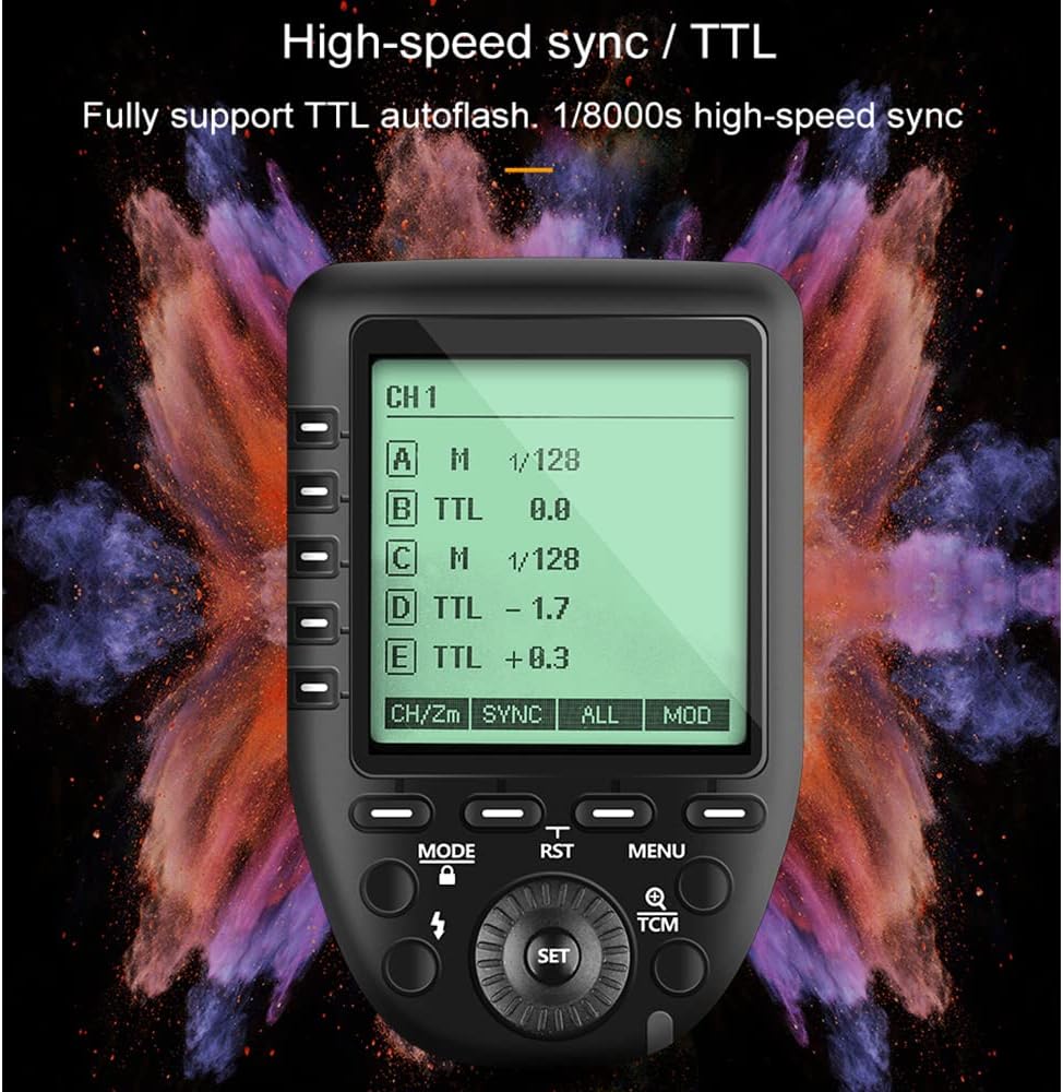 Godox V860III-S TTL 2.4G GN60 HSS Camera Flash with10-Speed Adjustable Modeling Light, Extremely Fast Recovery Battery with Xpro-S Trigger Transmitter Compatible for Nikon Camera