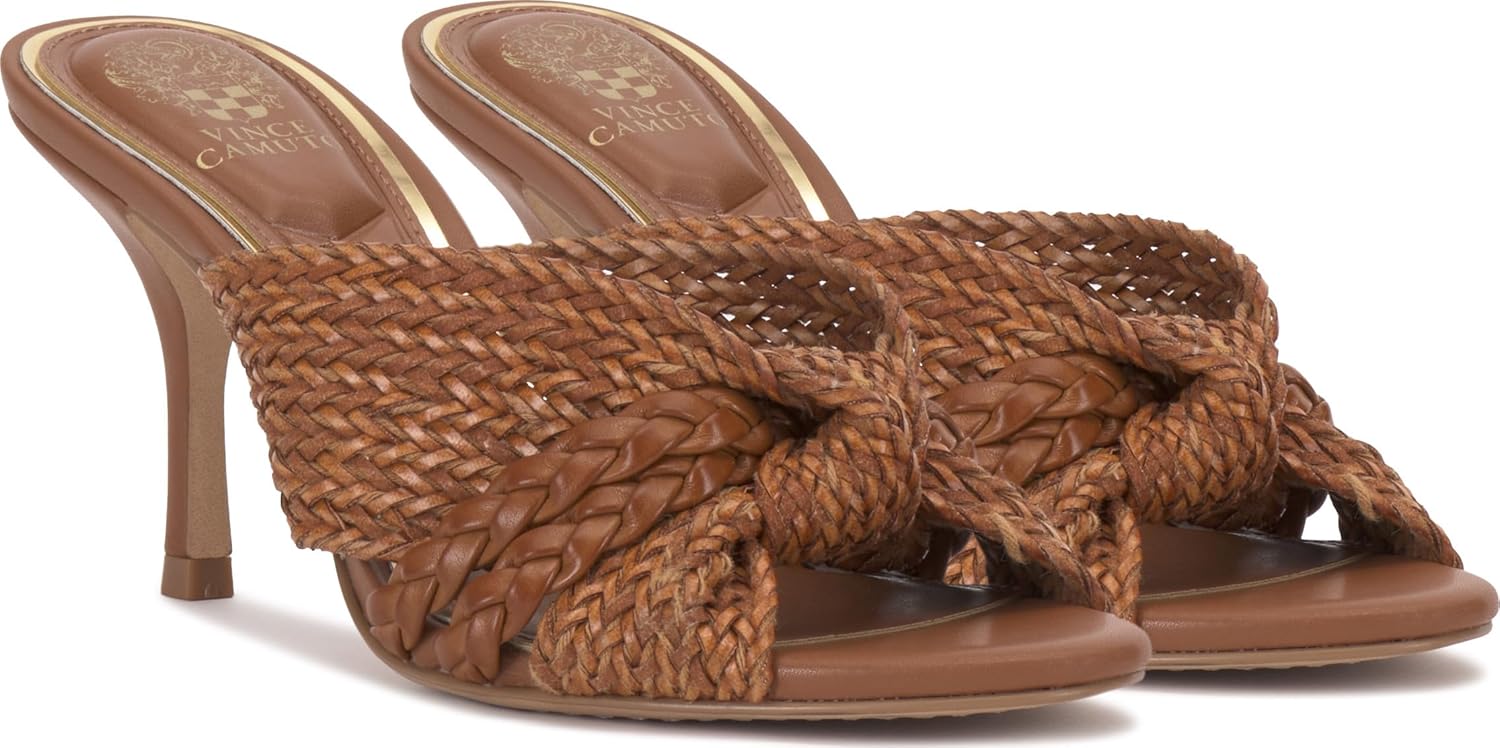 Vince Camuto Women's Pheya Knotted High Heel Mule Sandal
