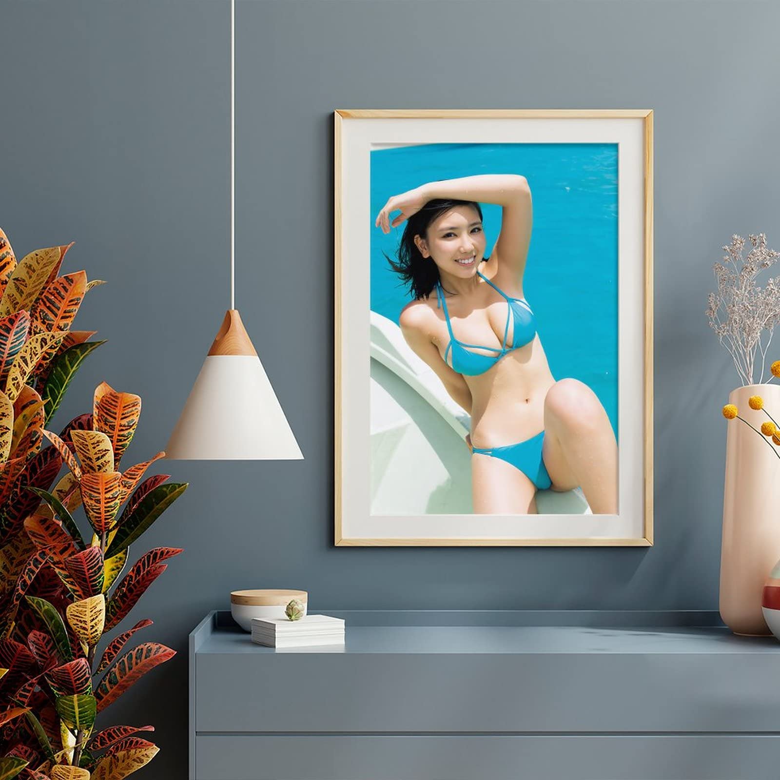Amazon.co.jp: 沢口愛華ポスター写真かわいいビキニセクシー 壁紙 壁に