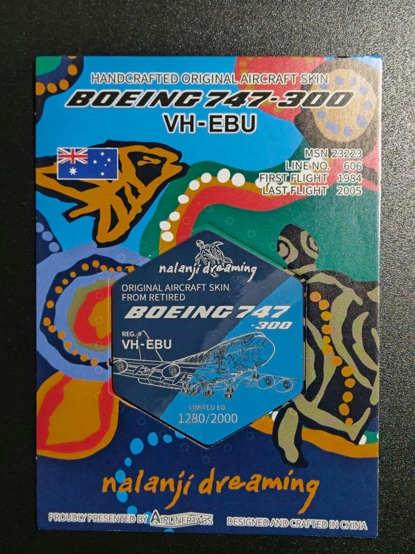 カンタス航空 Airlinertags ボーイング747-300 カンタス航空 Airlinertags ボーイング747-300 カンタス ロゴ