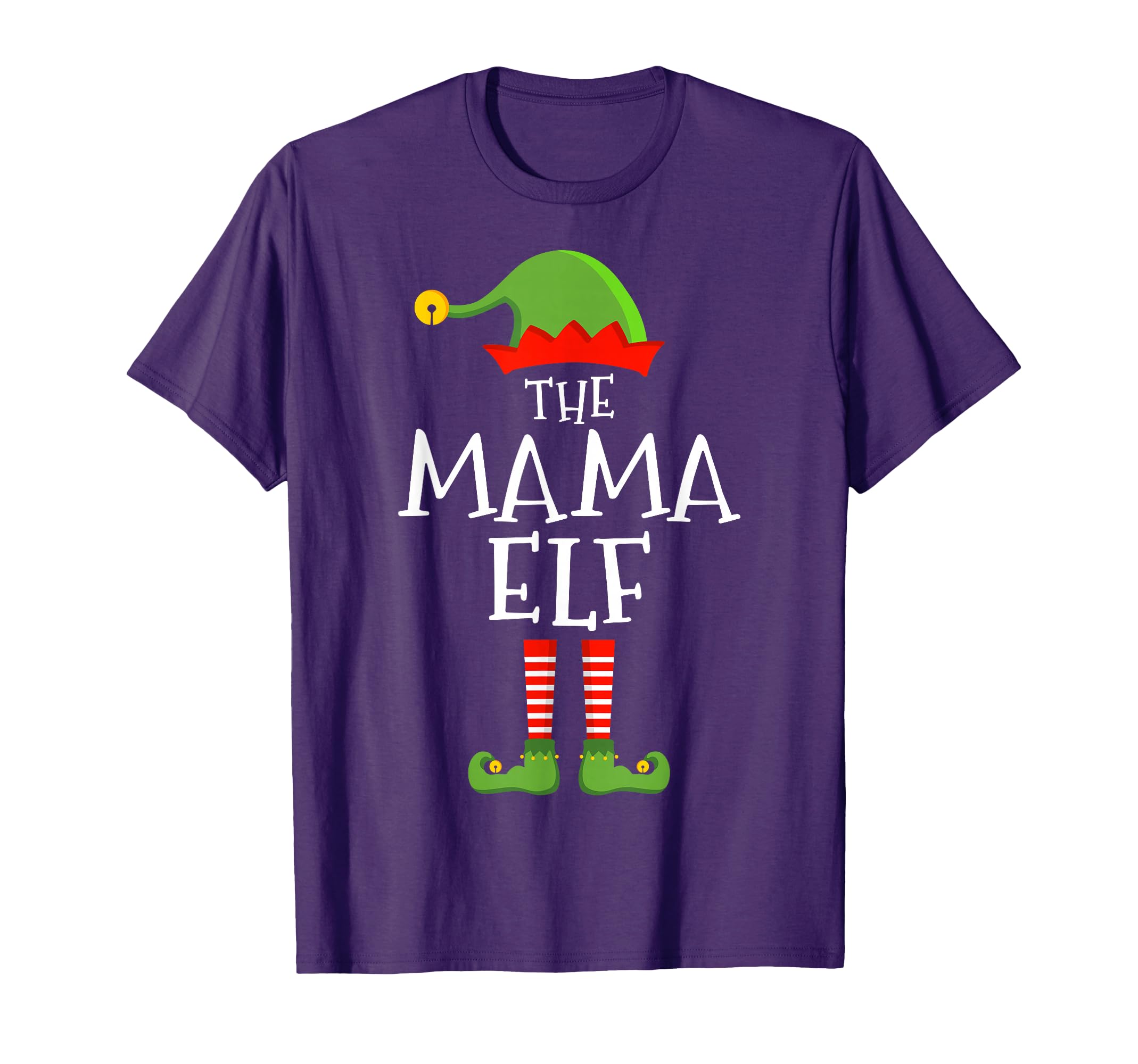 The Mama elf Funny Christmas Matching Family Pajama T-Shirt