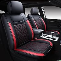 Vista 10 de Huidasource Fundas de asiento para Jeep Grand Cherokee, juego completo de fundas de asiento impermeables de cuero de cobertura total, protector