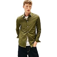 Tommy Jeans Tjm Original Stretch Shirt Dm0dm04405, Camicia a Maniche Lunghe Uomo