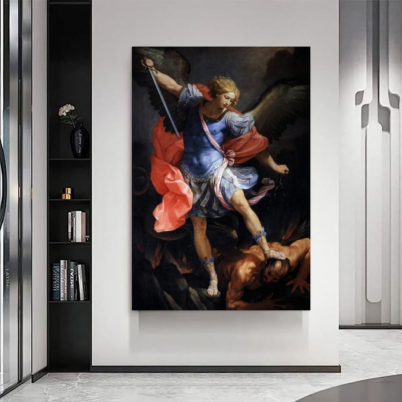 Amazon.com: Guido Reni Painter Works《St Michael Archangel, 1636