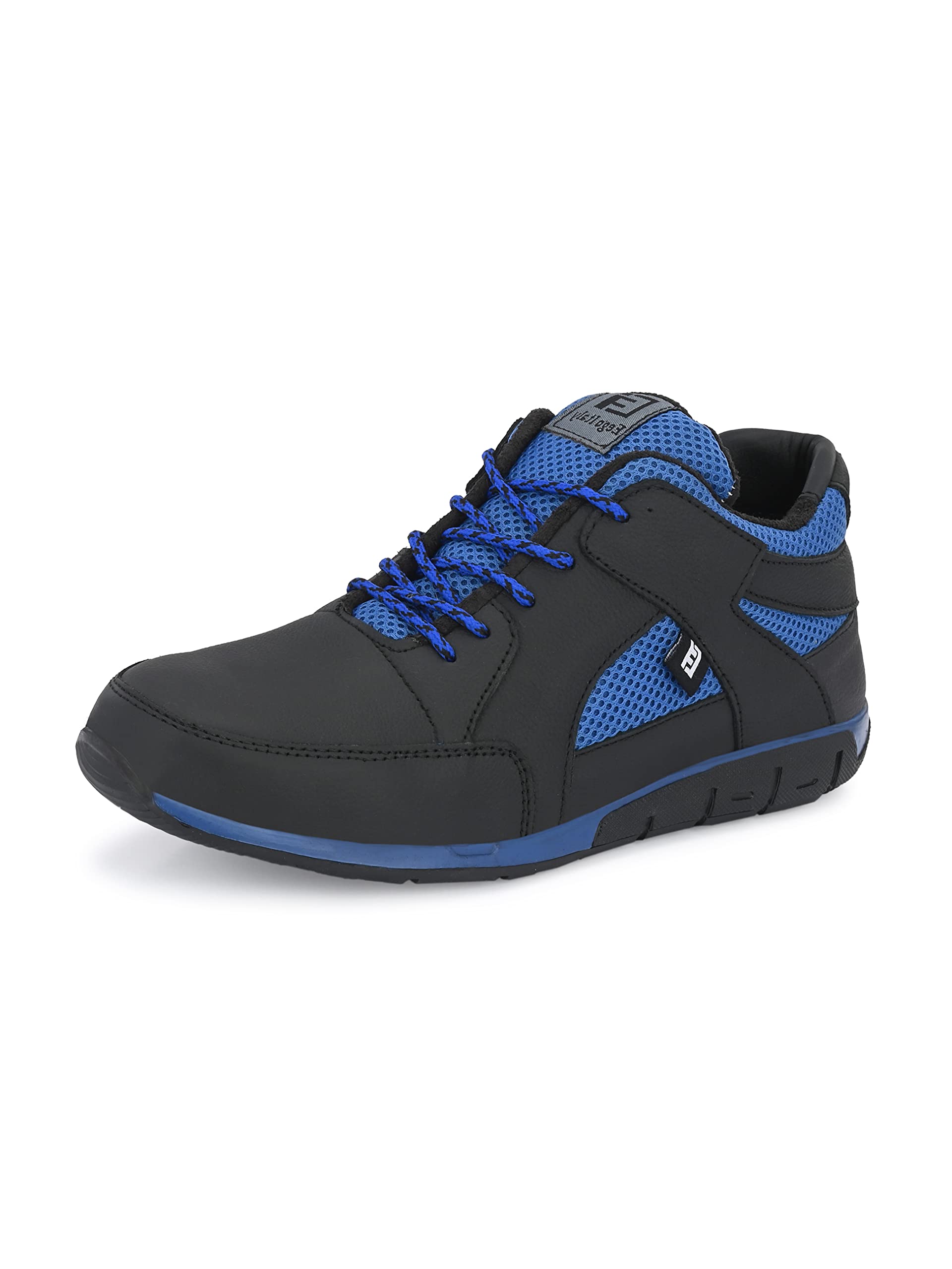 Eego Italy Mens Genuine Leather Steel Toe Shoes with Anti Skid Sole - WW_98_PVR_Blue_9 (B0D35FXT4F) Amazon Price History, Amazon Price Tracker