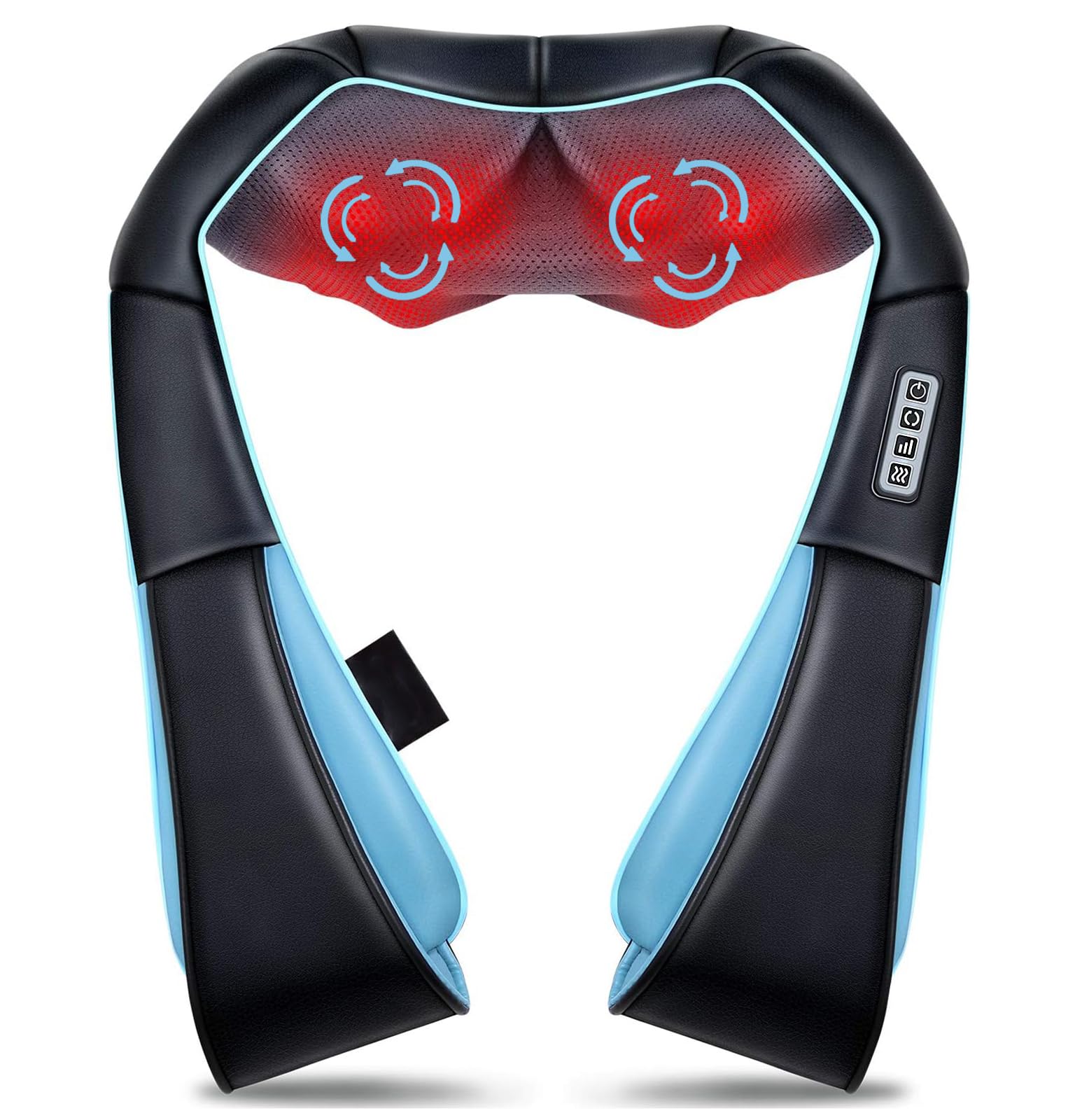 Masseur Cervical,Masseurs Électriques avec 8 Nœuds Rouleaux de Massage en 3D-Rotation Vitesse Réglable,Massage Dos et Cou avec Thermique Mode et Shiatsu Massage pour Soulager Les Douleurs Musculaires