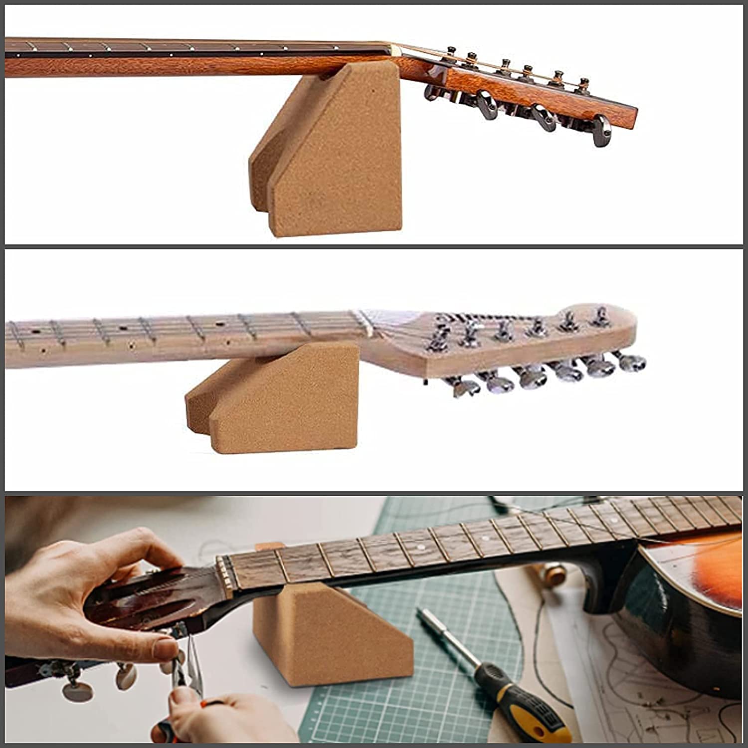 Amazon | fieldlabo あると便利な ギターピロー ネックレスト 弦交換