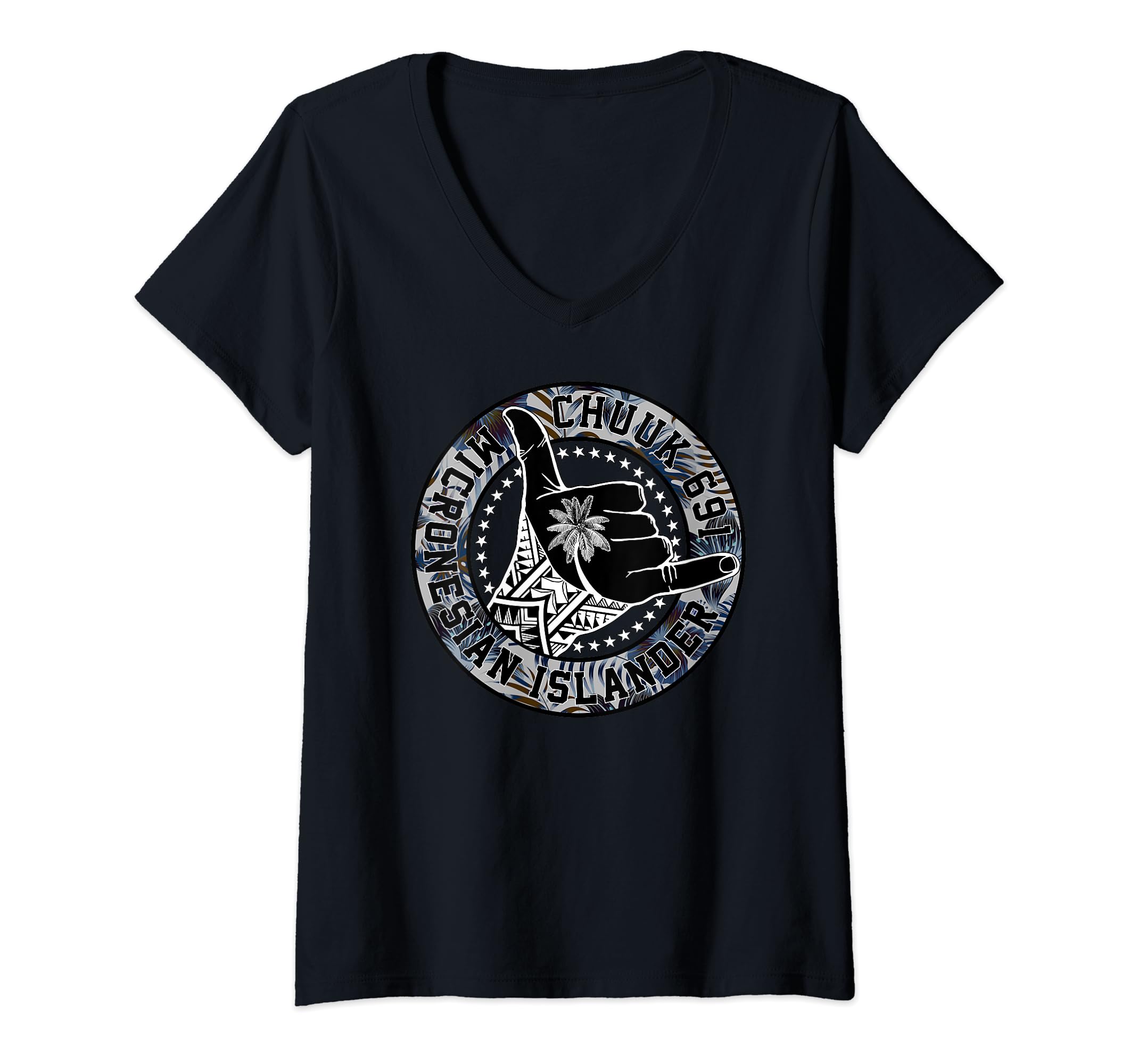 Chuuk Islander Chuukese V-Neck T-Shirt