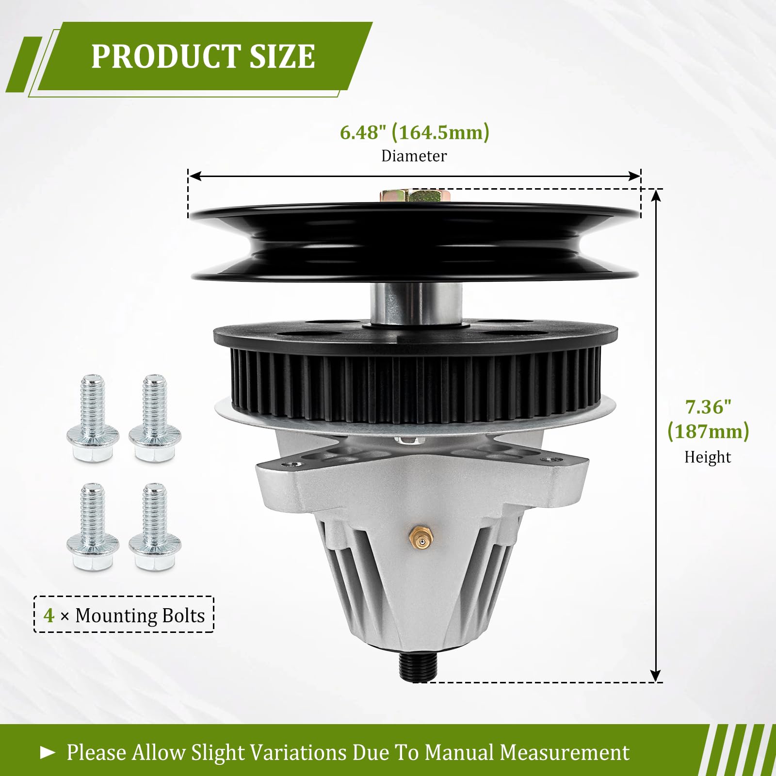 Amazon.com : wyevee 918-04512A Deck Spindle Compatible with C ub