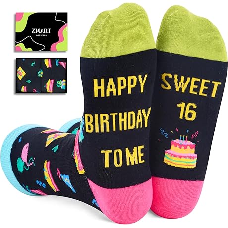 16th Birthday Socks: The Perfect Sweet 16 Gift