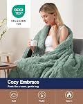 Super Soft Fuzzy Sherpa Fleece Weighted Blanket, 15 lbs Dual Sided Fluffy Heavy Weighted Blankets for Adults - No Bunching with Double Layers of Soft Inner Lining (48"x 72", 15 Pounds)