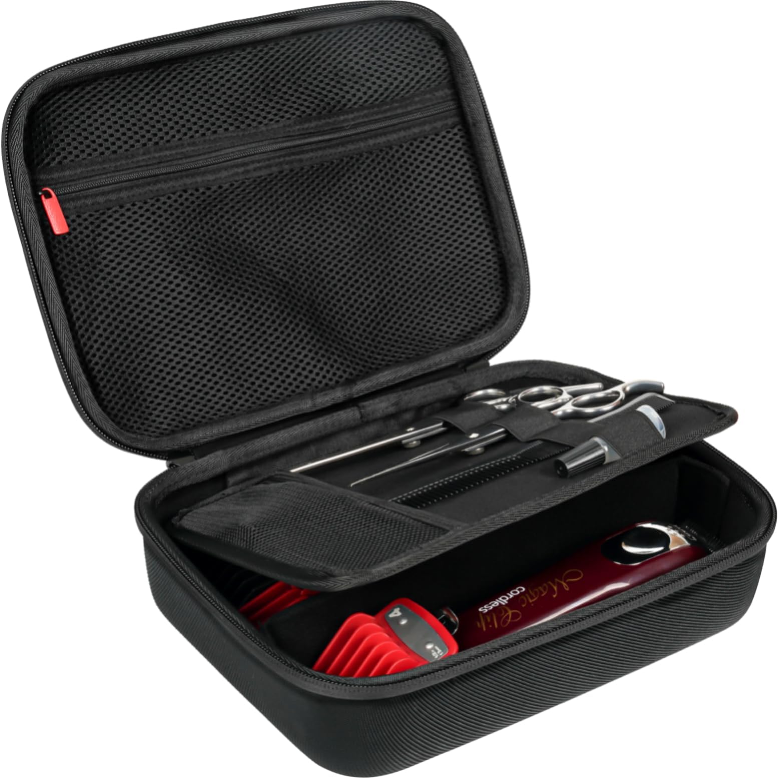 CASEMATIX Hair Clipper Guard Blade Holder Case For Barbers