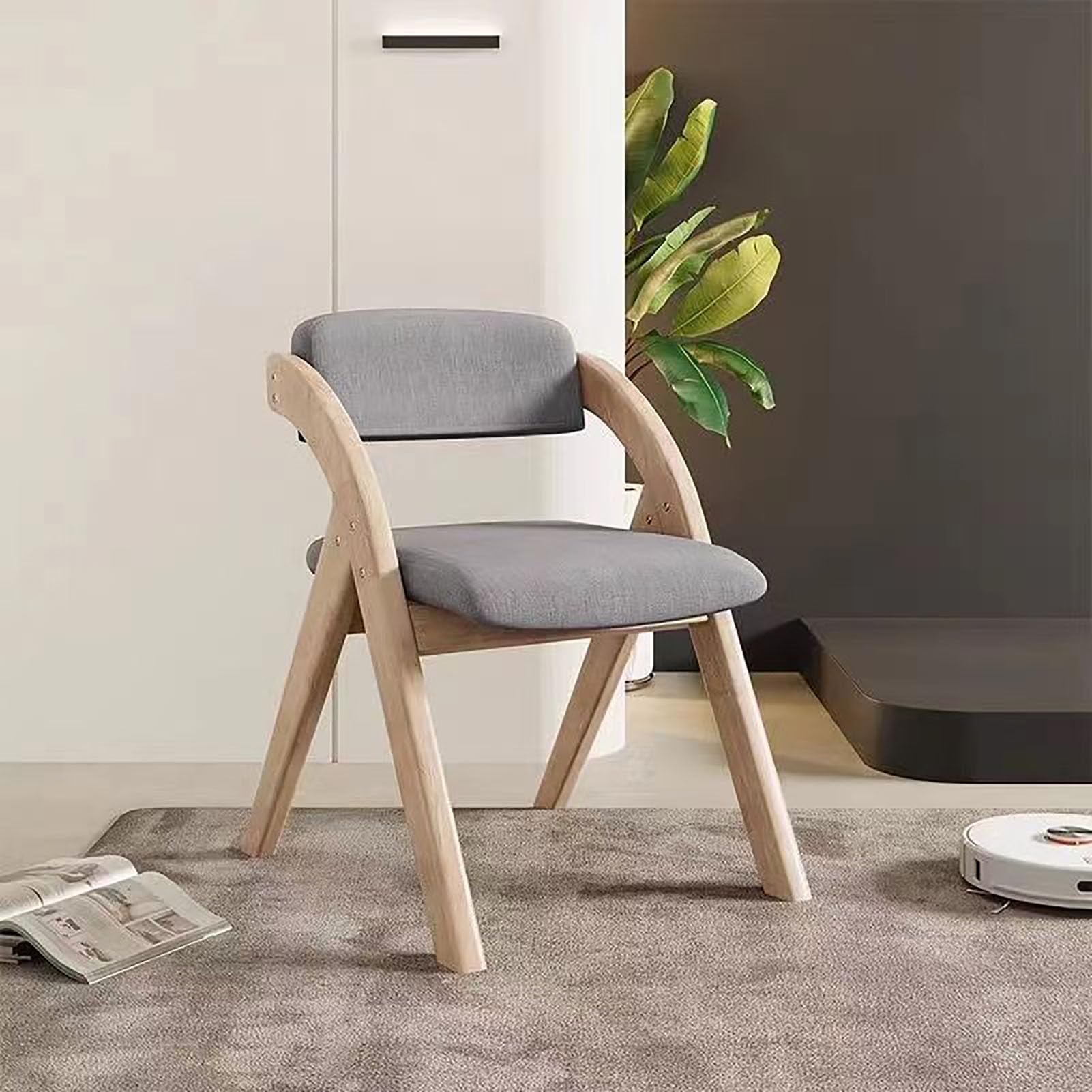 Amazon.com: SAWZCF Stackable Folding Dining Chairs,Portable
