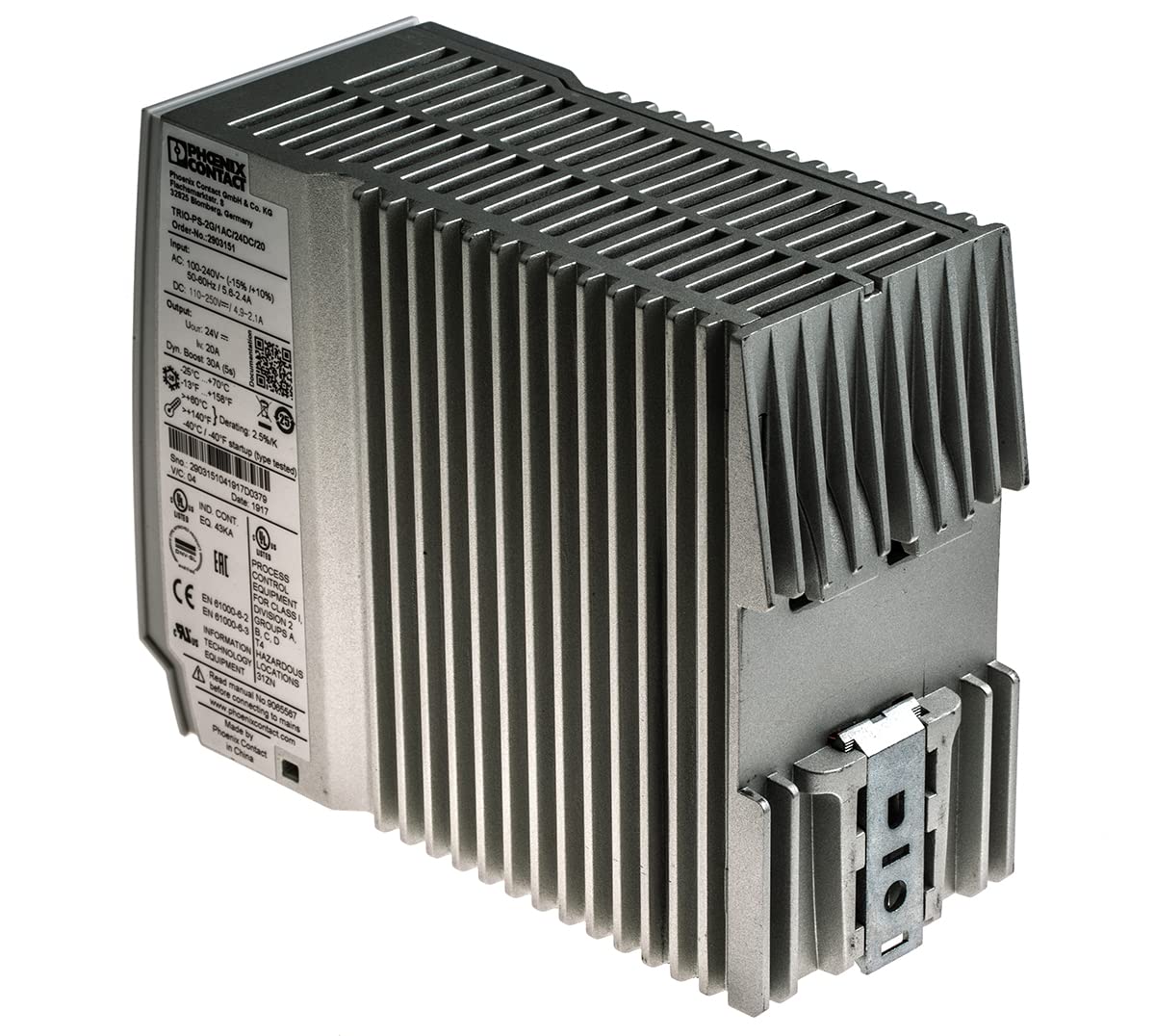 Amazon | Phoenix Contact スイッチング電源 (DINレール取付) 出力:24V
