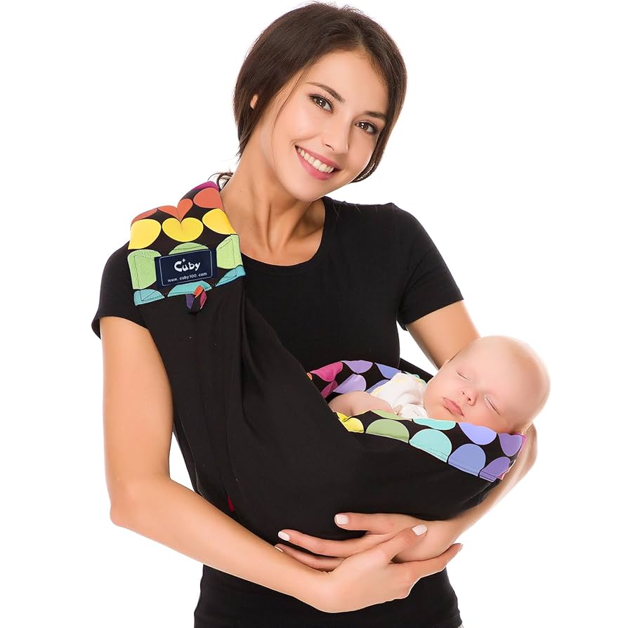 Amazon.co.jp: 抱っこ紐 新生児 CUBY ベビースリング 横抱き