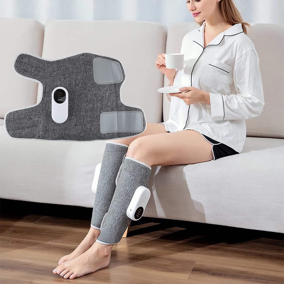Oferta masażerów do nóg na ból i krążenie, 3 tryby 2 intensywności Kompresja powietrza Lekki masażer nóg do łydek Buty do masażu stóp poprawiające krążenie krwi, łagodzą bolesność mięśni