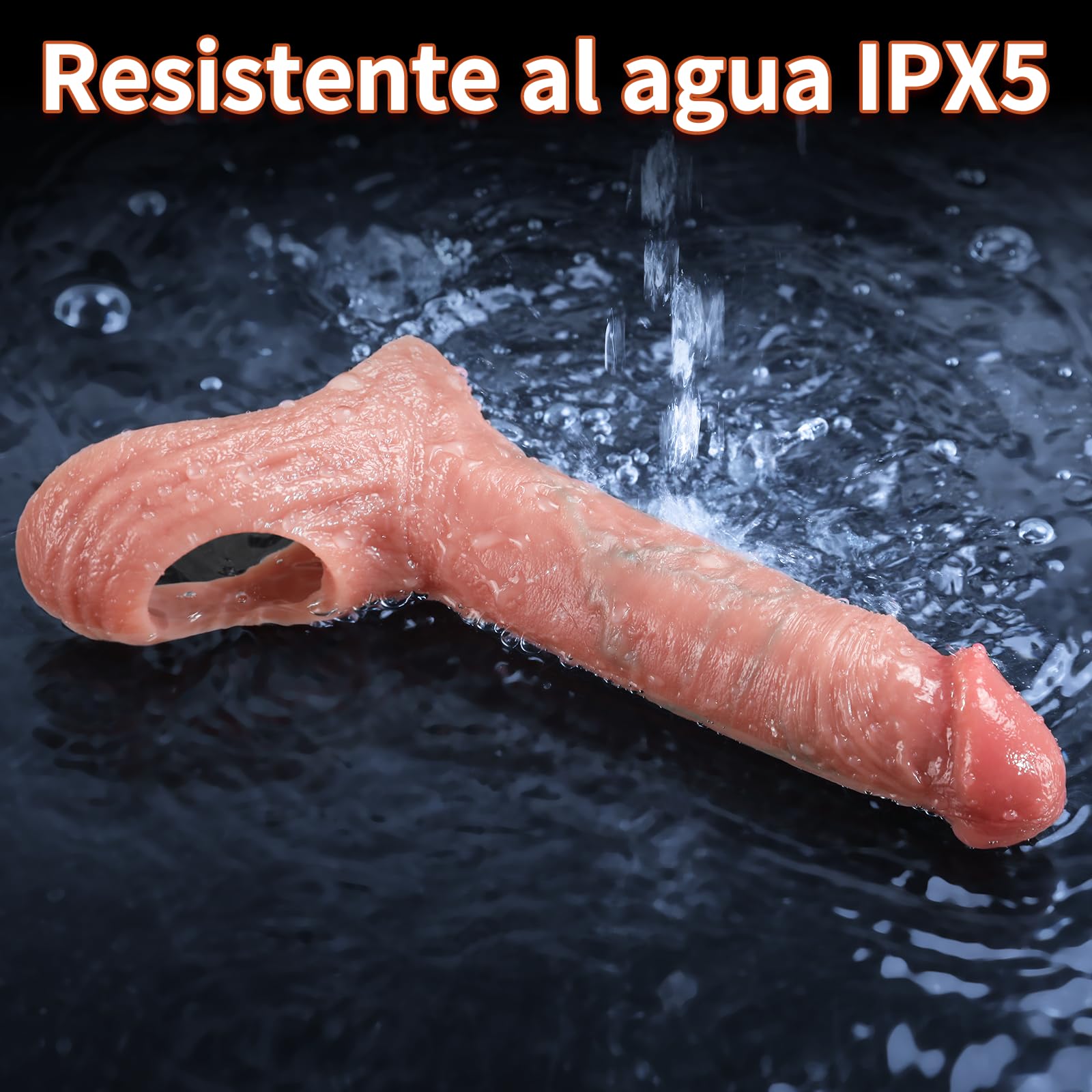 Juguetes Eexuales Hombre Fundas para pene- 2.6'' Anillo Vibradorador para Pene 10 modos de vibración, extensión de pene con control remoto, juguetes sexuales para adultos para parejas y hombres