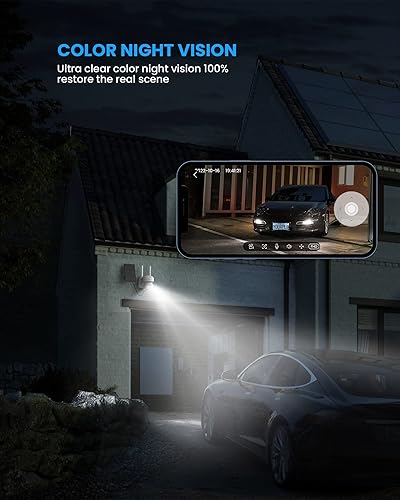 Miniatura 4 de TOAIOHO Cámaras de seguridad inalámbricas para exteriores, cámaras alimentadas por batería 2K para seguridad del hogar exterior, cámaras de